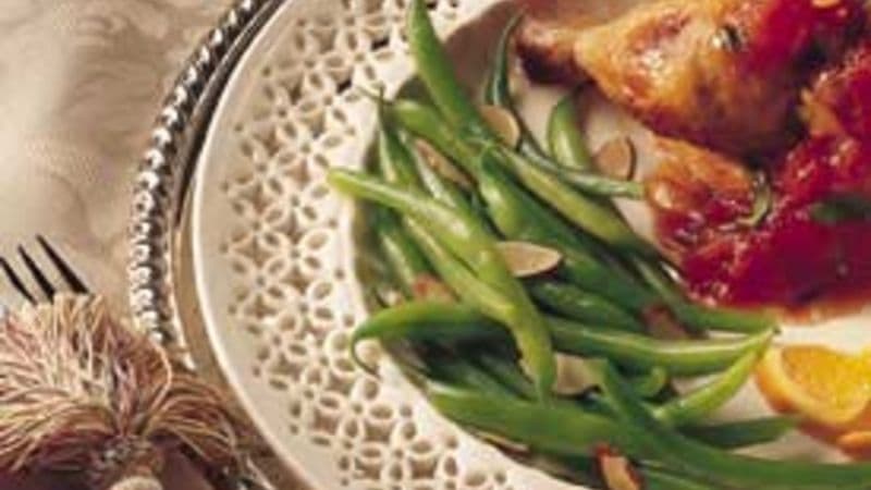 Honey-Almond Green Beans