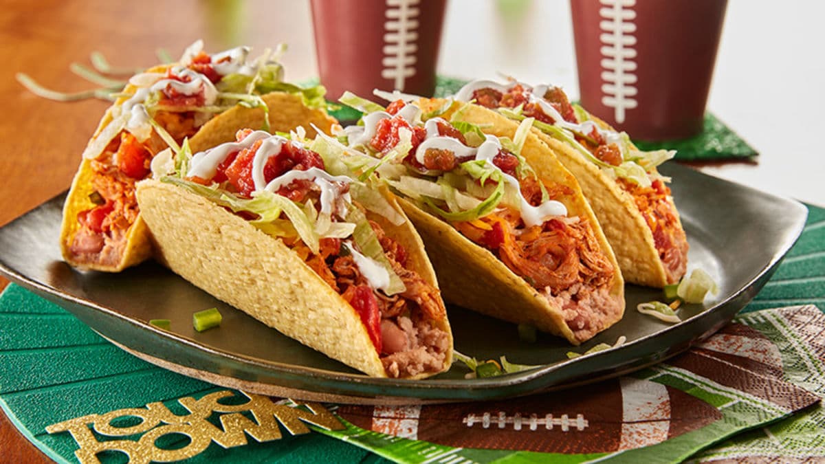 Spicy Chicken Tailgate Tacos