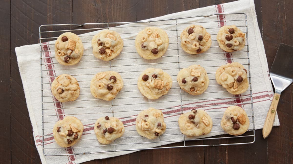 Bottom of the Cereal Box Cookies
