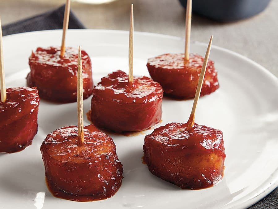 Slow-Cooker Bourbon Cocktail Sausages