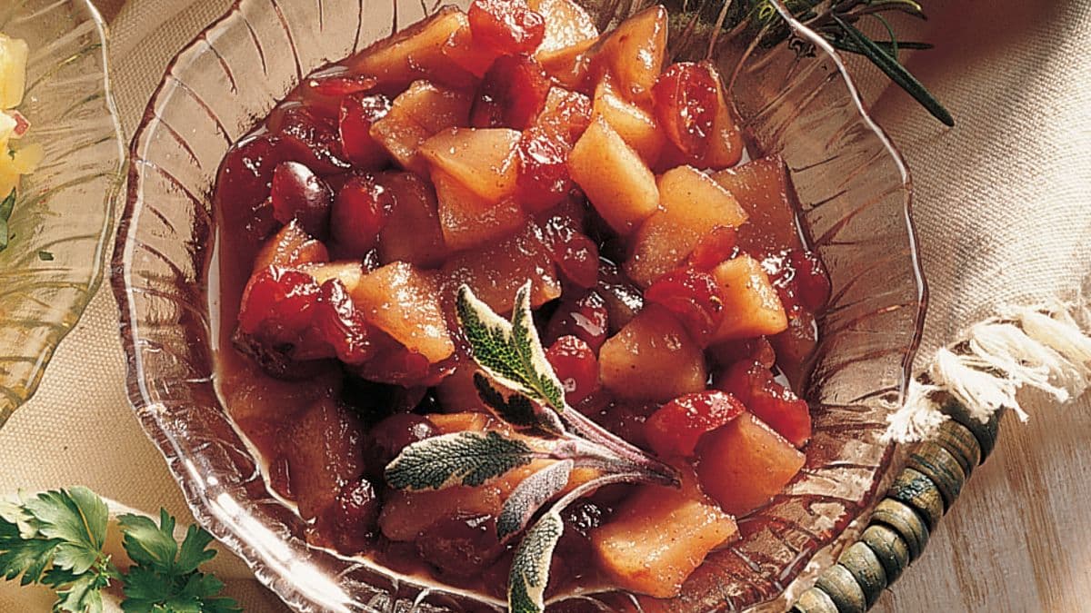 Pear-Cranberry Chutney